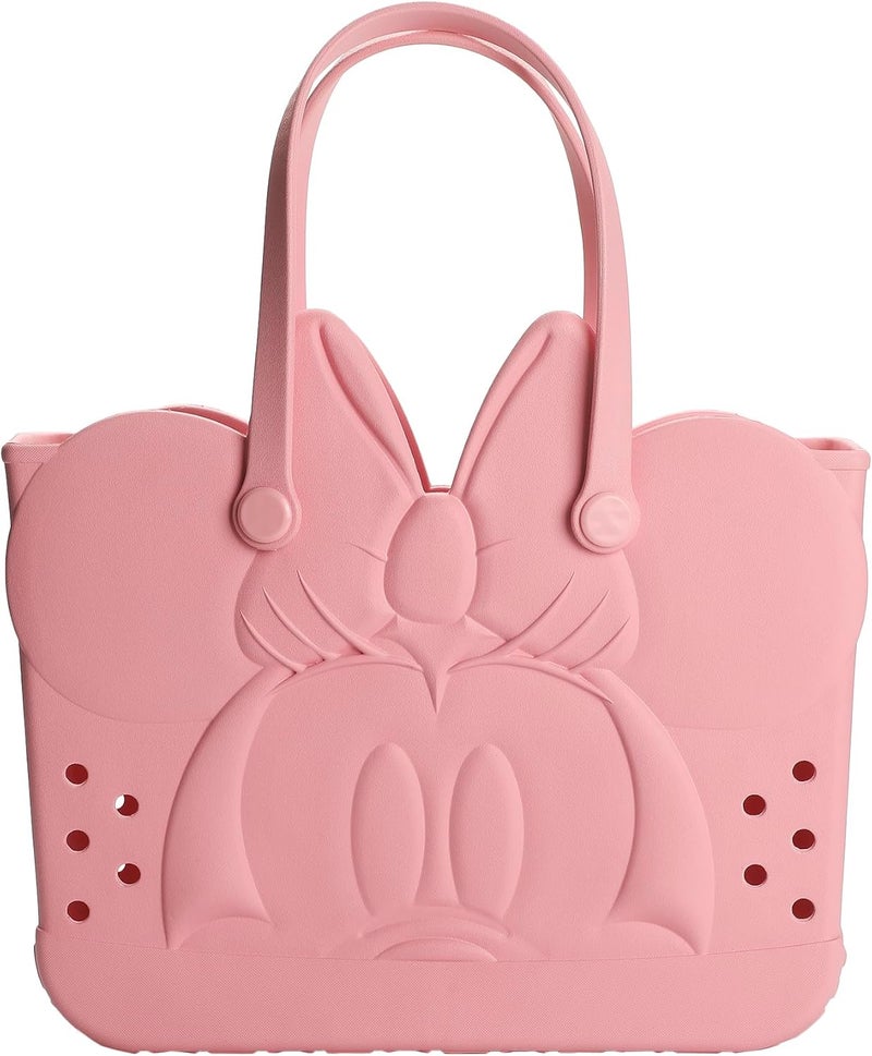 Bio World Mickey Mouse Classic 3D Face Adult Pink EVA Tote Bag - Image 1